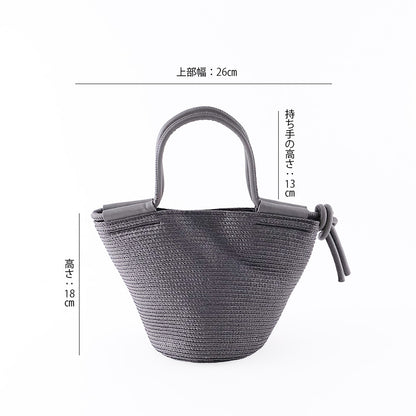 軽くて持ちやすいPPブレードのミニバッグ 3色