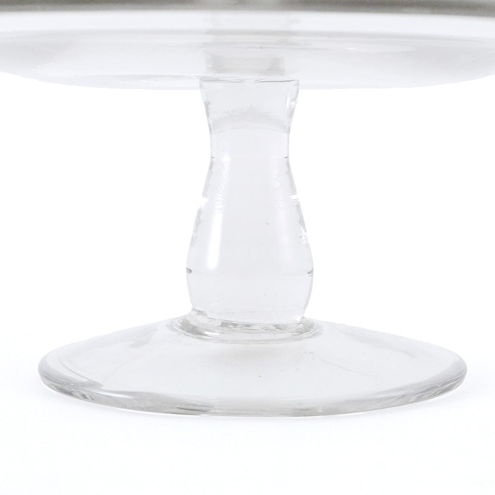 涼しげな佇まいのリューズガラス ケーキスタンド 2サイズ