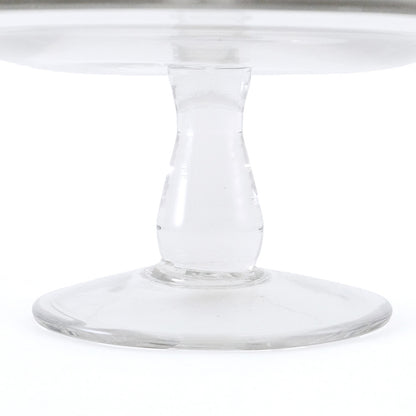 涼しげな佇まいのリューズガラス ケーキスタンド 2サイズ