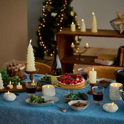 涼しげな佇まいのリューズガラス ケーキスタンド 2サイズ