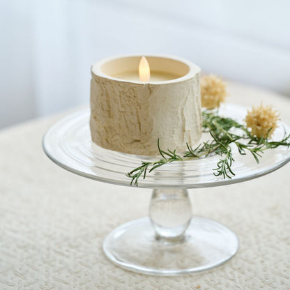 涼しげな佇まいのリューズガラス ケーキスタンド 2サイズ