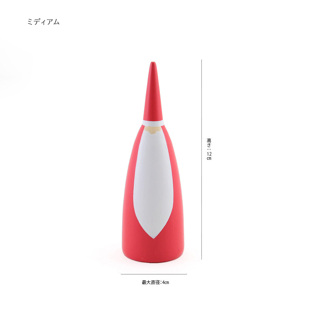 仲良しサンタファミリー オブジェ 2色3サイズ