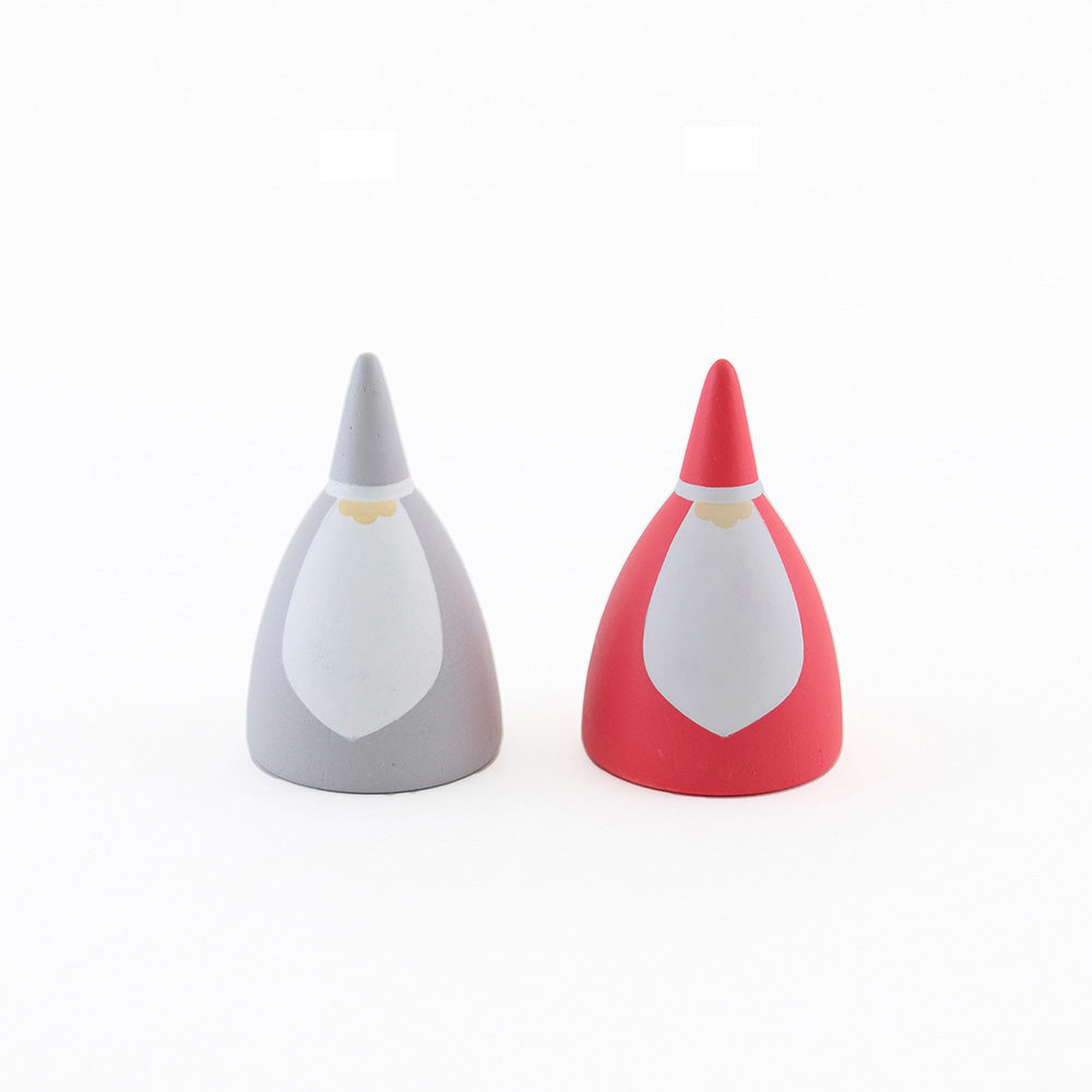 仲良しサンタファミリー オブジェ 2色3サイズ