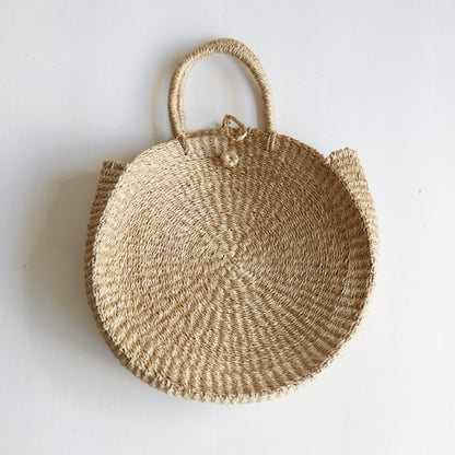 【SALE ２０％OFF】ABACA バッグ フラットサークル 423087