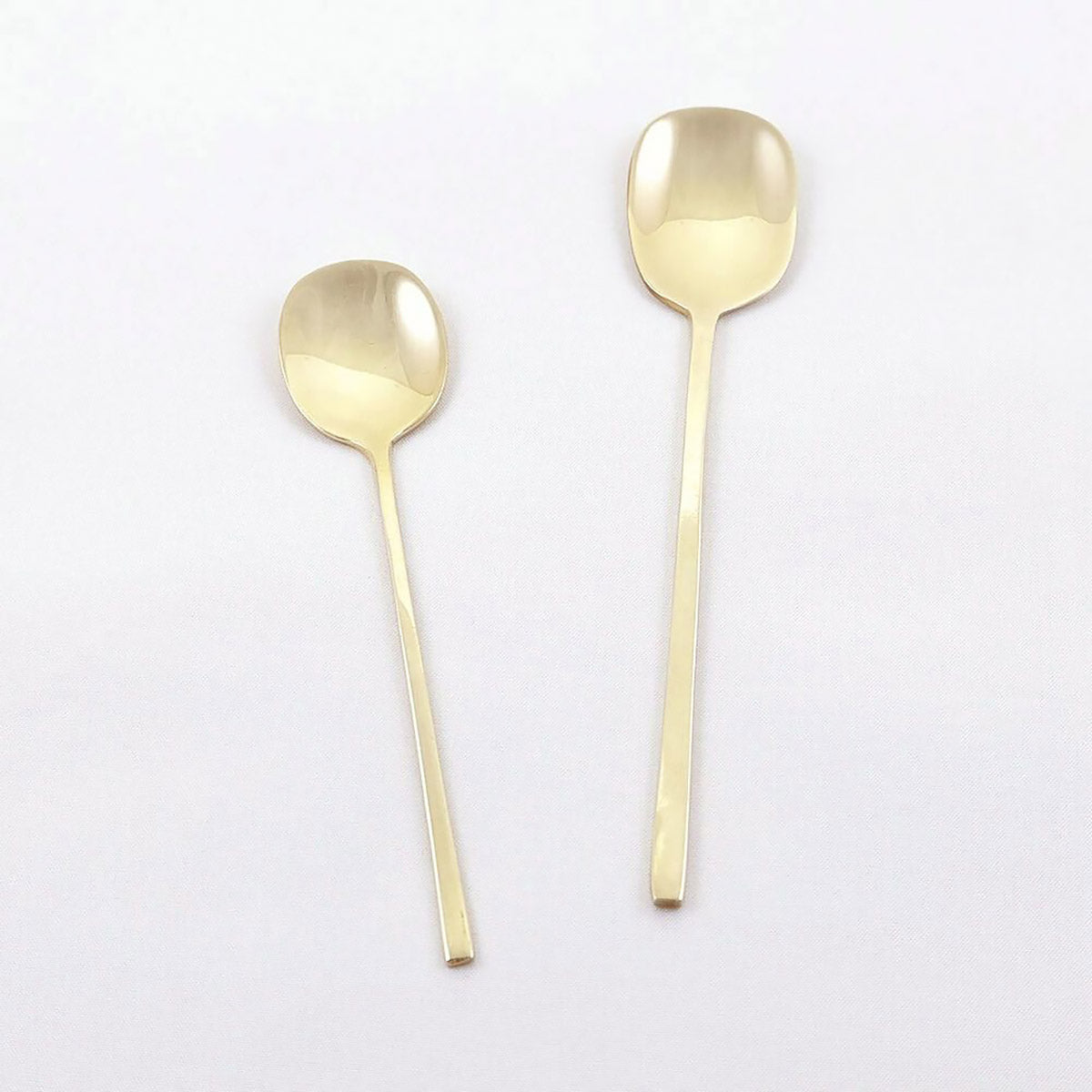 【メール便可】【クリックポスト便可】BRASSのアイススプーン 2サイズ