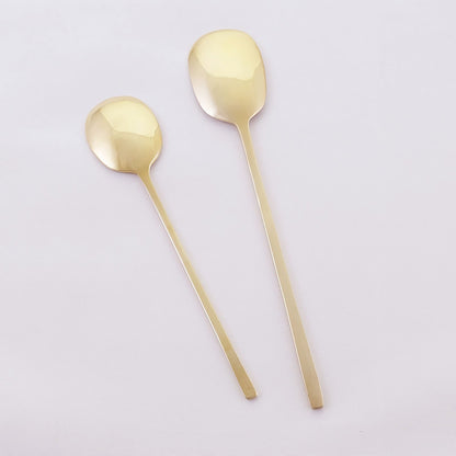【メール便可】【クリックポスト便可】BRASSのアイススプーン 2サイズ
