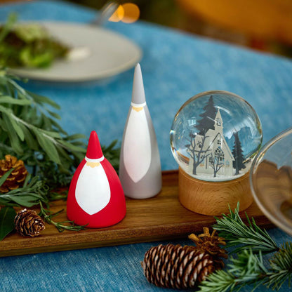 仲良しサンタファミリー オブジェ 2色3サイズ