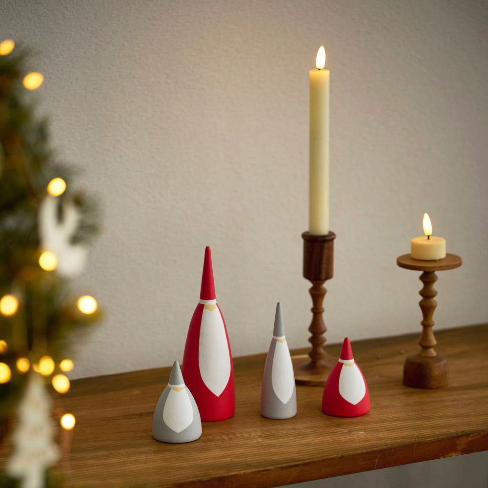 仲良しサンタファミリー オブジェ 2色3サイズ