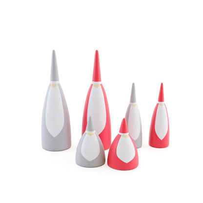 仲良しサンタファミリー オブジェ 2色3サイズ