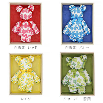 白雪ベアー 友禅湯上りたおる 4柄