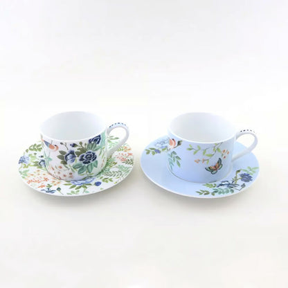 PORCELAINE DE CHINE ティーカップ＆ソーサー 2個セット