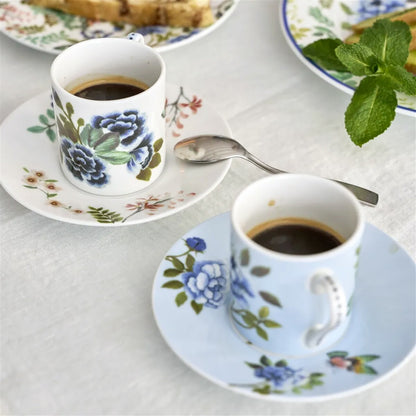 PORCELAINE DE CHINE エスプレッソカップ＆ソーサー 2個セット