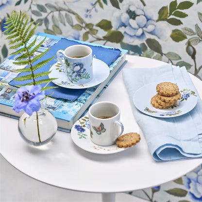 PORCELAINE DE CHINE エスプレッソカップ＆ソーサー 2個セット
