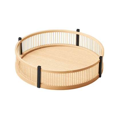 【取り寄せ商品】白竹千筋盛器・丸