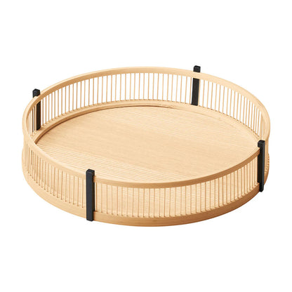 【取り寄せ商品】白竹千筋盛器・丸