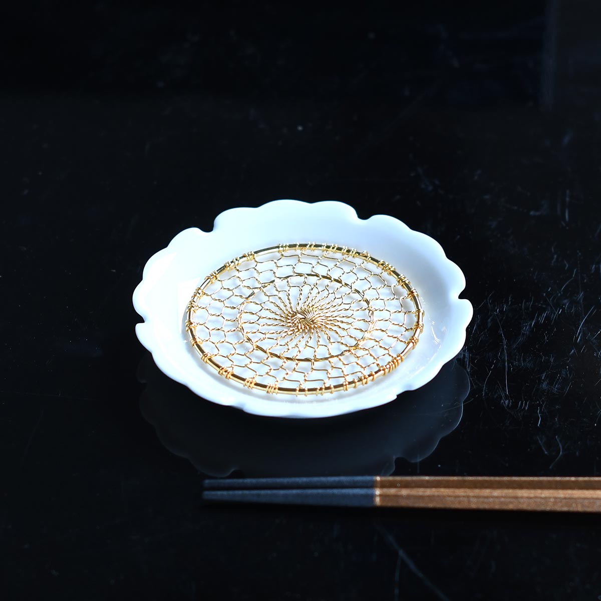 【クリックポスト便可】【メール便可】【取り寄せ商品】用美 YOUBI 金州 ゴールド仕上 4サイズ（足なし、3寸、3.5寸、4寸）