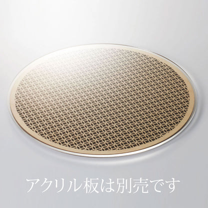 【取り寄せ商品】ひのき細密膳　丸　七宝　大【日本製】　38134