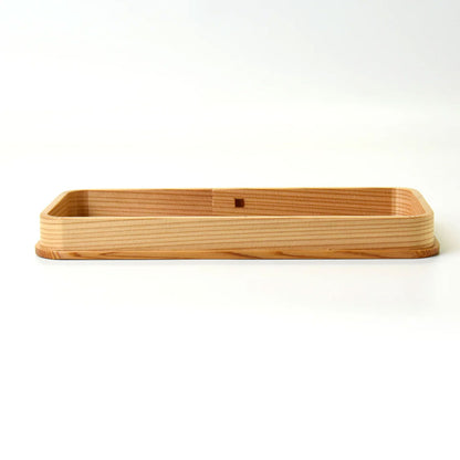 【取り寄せ商品】木曾杉・長方皿（ESP塗装加工）