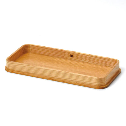 【取り寄せ商品】木曾杉・長方皿（ESP塗装加工）