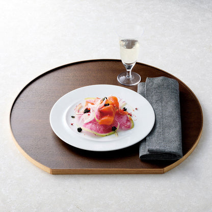 タモ薄型両面盆 半月